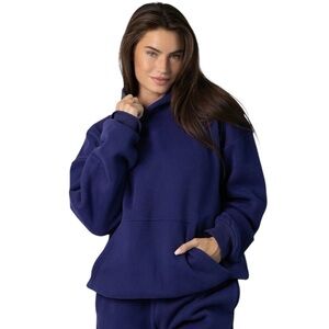 NWT COMFRT Signature Limited Edition Indigo Blue Hoodie Size Medium